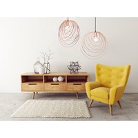 Stropné svietidlo SHOCK WAVE - rose gold