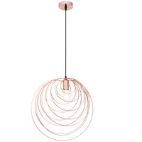 Stropné svietidlo SHOCK WAVE - rose gold