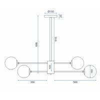 Stropné svietidlo SYSTEM-6