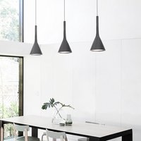 Stropné svietidlo FLAT typ A - 25 cm - čiernej matnej