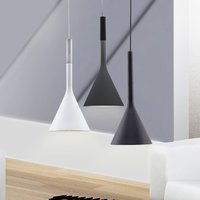 Stropné svietidlo FLAT typ A - 25 cm - čiernej matnej