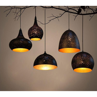 Stropné svietidlo LOFT Edison typ C - čierne