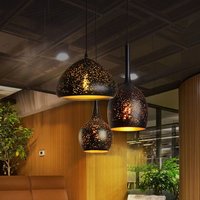 Stropné svietidlo LOFT Edison typ C - čierne