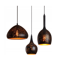 Stropné svietidlo LOFT Edison typ C - čierne