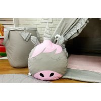 Detský stan TEEPEE (TÍPÍ) LUXURY s doplnkami - RUŽOVÁ ZOO