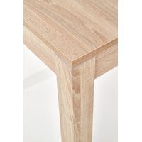 Jedálenský stôl MAURÍCIUS - 118 (158) x75x76 cm - rozkladacia - dub sonoma