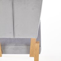 Jedálenská stolička Sabor - dub medový / sivá
