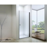 Sprchové dvere MEXEN PRETORIA black 90 cm