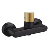 Sprchová nástenná batéria ROYO ONE - čierna / zlatá