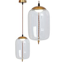 Stropné LED svietidlo HOVER typ A - 5W - zlaté / číre