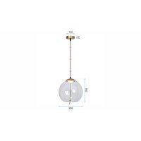 Stropné LED svietidlo HOVER typ C - 5W - rose gold / modré