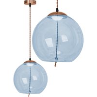 Stropné LED svietidlo HOVER typ C - 5W - rose gold / modré