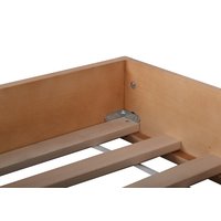 Detská poschodová posteľ z MASÍVU BUK - DANIEL 200x90cm - prírodná