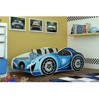 Detská posteľ auto JAMIE 140x70 cm - modrá (16)