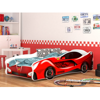 Detská posteľ auto MICHAEL 160x80 cm - červená (21)