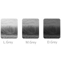 Okrúhly koberec RABBIT - 100 cm - tmavo šedý - imitácia králičie kožušiny