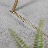 Okrúhly koberec RABBIT - 100 cm - tmavo šedý - imitácia králičie kožušiny