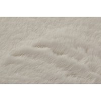Kusový koberec RABBIT DELUXE - biely - imitácia králičie kožušiny