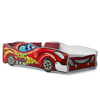 Detská posteľ auto OLIVER 160x80 cm - červená (1)