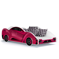 Detská posteľ auto MORGAN 180x90 cm - ružová (10)