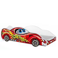 Detská posteľ auto STUART 180x90 cm - červená (1)