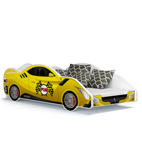 Detská posteľ auto TYLER 180x90 cm - žltá (14)