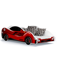 Detská posteľ auto ELLIOT 180x90 cm - červená (13)