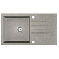 Kuchynský žulový drez EVA - 77,5 x 43,5 cm - šedý