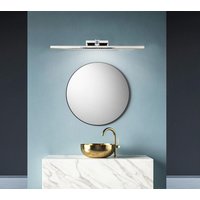 Nástenné LED svietidlo nad zrkadlo HASH - 55 cm - 7W - chrómové