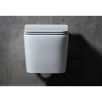 Závesné WC MAXMAX Rea RAMON RIMLESS + Duroplast sedátko