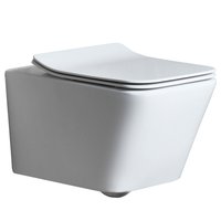 Závesné WC MAXMAX Rea RAMON RIMLESS + Duroplast sedátko