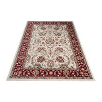 Kusový koberec DUBAI kilim - biely/červený