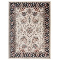 Kusový koberec DUBAI kilim - biely/sivý