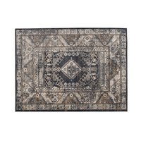 Kusový koberec DUBAI lagos - tmavo šedý