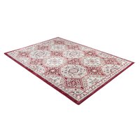 Kusový koberec DUBAI sari - červený / béžový