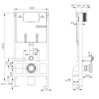 WC modul pre závesné WC