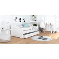 Detská posteľ so zásuvkou SWEET - 140x80 cm - biela