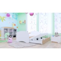 Detská posteľ pre DVOCH (s výsuvným lôžkom) 200x90 cm - BEZ MOTÍVU