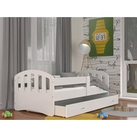 Detská posteľ so zásuvkou HAPPY - 200x90 cm - biela