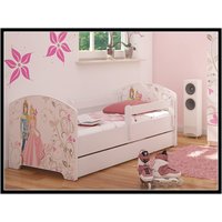 Detská stena do izby - princezná a princ