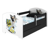 Detská posteľ OSKAR - skate 140x70 cm