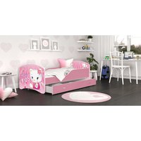 Detská posteľ IGOR so zásuvkou - 140x80 cm - HELLO KITTY