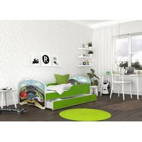 Detská posteľ IGOR so zásuvkou - 140x80 cm - MAŠINKA TOMÁŠ