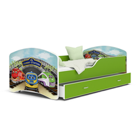 Detská posteľ IGOR so zásuvkou - 140x80 cm - MAŠINKA TOMÁŠ