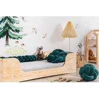 Detská dizajnová posteľ z masívu PEPE 6 - 160x80 cm