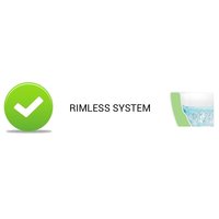 Závesné WC MAXMAX Rea Carlo mini RIMLESS + Duroplast sedátko flat - čierne