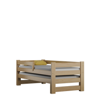 Detská posteľ z masívu PAVLÍK DUO - 190x80/180x80 cm