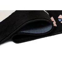 Detský koberec NOX zvieratká - čierny