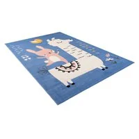 Detský koberec NOX zvieratká - modrý