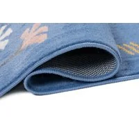 Detský koberec NOX zvieratká - modrý